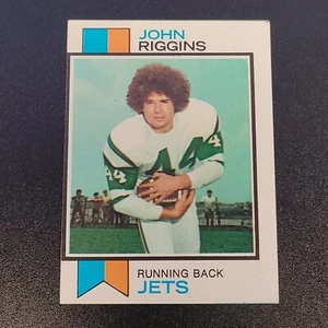 John Riggins 1973 Topps #245 ~New York Jets 2do año, Washington ~Vintage - Imagen 1 de 2