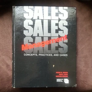 Sales Management : Concepts, Practices, and Cases by Johnson/Kurtz/Scheuing - Picture 1 of 6
