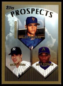 1999 Topps Alex Escobar/Ricky Ledee/Mike Stoner RC New York Mets/New York
