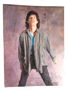 THE ROLLING STONES / MICK JAGGER / MAGAZINE FULL PAGE PINUP POSTER CLIPPING (1) - Picture 1 of 2