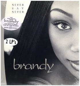 Brandy - Never Say Never '98 2xLP US ORG!EX+/EX W/S - Picture 1 of 6