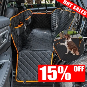 Dog Car Seat Cover Pet Back Seat Hammock Safety Protector Waterproof Non Slip - Picture 1 of 22
