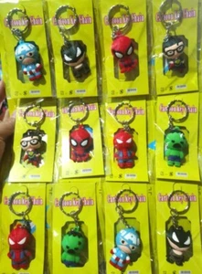 New 24 pcs Cartoon 3D Silica gel Keychain Backpack Pendant C97 - Picture 1 of 2