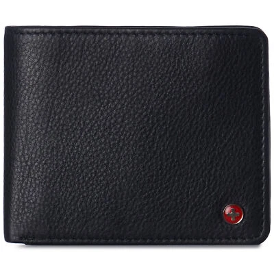 Alpine Swiss Wallet for Men Nolan Commuter Bifold Dual ID Windows for License - Image 1 of 4