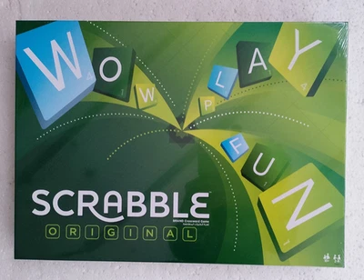 Mattel Scrabble Original Board Game New Sealed - Image 1 of 2