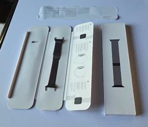 Unused Stainless Steel GRAPHITE Apple Watch 41mm Milanese Loop Band in Retail Pk - Picture 1 of 15