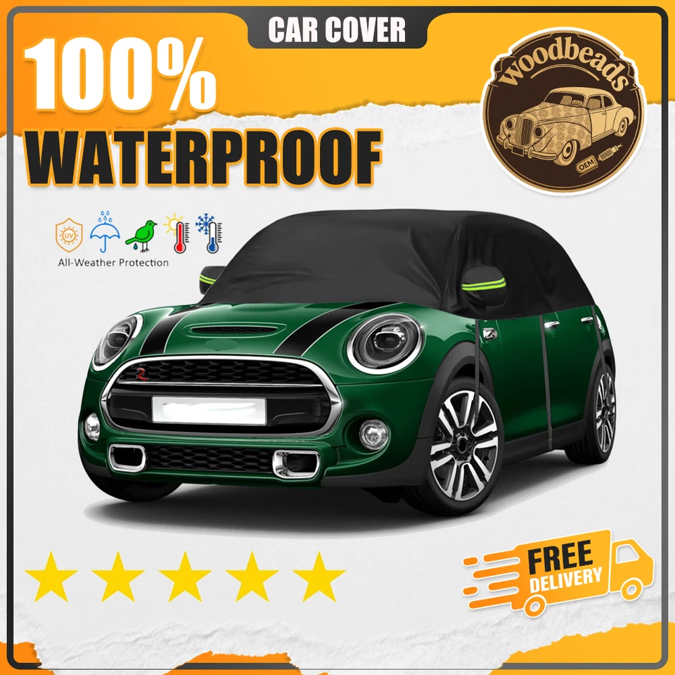 Cubierta de techo de coche impermeable para todo tipo de clima con 2000-2024 Mini Cooper/S/techo rígido 2 puertas Foto 1 de 4