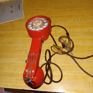 Vintage Telephobe Linemans Testset Rotary Dial Red - Picture 1 of 5