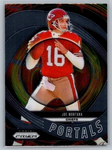 Portales de Joe Montana Panini Prizm #1 2024 - Imagen 1 de 2