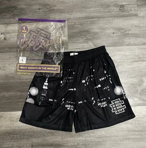 Eric Emanuel Skyline Shorts - Black (Size Large) | Brand New with Tags Authentic - Picture 1 of 4