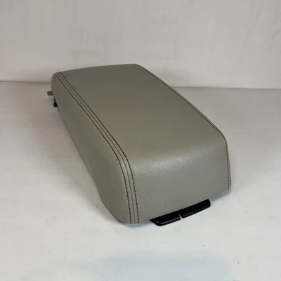 2011-2014 Subaru Outback Legacy Leather Console Lid Arm Rest Beige OEM - Image 1 of 4