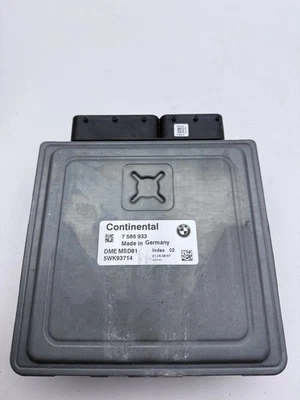 2007-2010 BMW 135i 335i 535i ECU ENGINE CONTROL  MODULE UNIT MSD81 7586933 OEM - Image 1 of 4