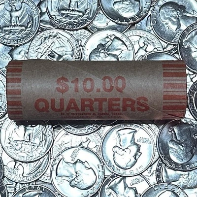 Rollo BU 1976 P Washington Quarter sin circular **Envío gratuito** Foto 1 de 3