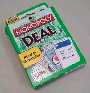 Monopoly Deal Card Game By Hasbro Gaming Parker Brothers Complete - Picture 1 of 5
