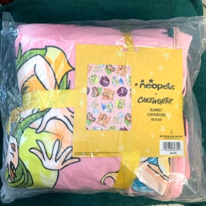 Neopets x Cakeworthy Faeries  Blanket - 40x60 New Sealed fleece - Picture 1 of 3