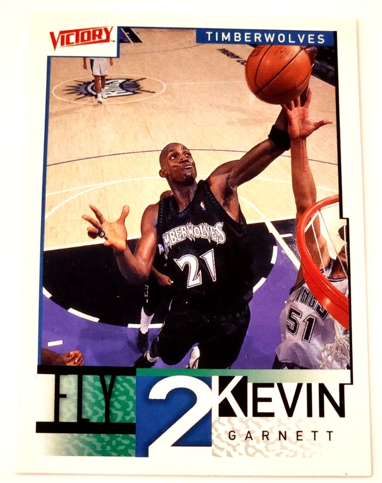 2000-01 Upper Deck Victory Fly 2 KEVIN GARNETT Card #324 TIMBERWOLVES - Image 1 of 1