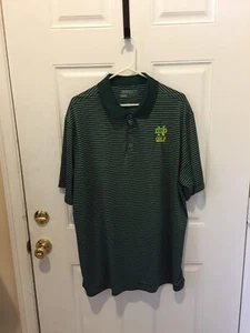 NIKE DRI-FIT 2XL NORTH DAKOTA ST GOLF VERDE 100/POLY XLNT ESTADO - Imagen 1 de 4