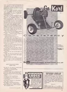 original 1959 Go-Kart brand Ad - Picture 1 of 1