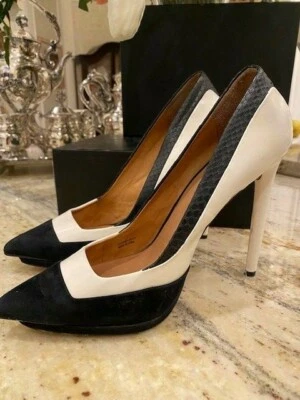 L.A.M.B. Zapatos de salón "Janey" blanco y negro talla 8,5 Foto 1 de 4