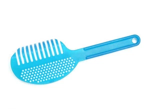 Gadjit Pasta Strainer & Server, Strains, Lifts & Serves Noodles TEAL 43110 - Picture 1 of 3