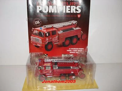 Truck Firefighters Berliet Ff 6X6 Van/Wagon Pump Tonne Special Road To 1 /43° - Image 1 of 2