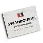 A4 PRINT - Swanbourne, Buckinghamshire - Lat/Long SP8027