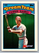 1989 Topps Kmart Dream Team #3 Chris Sabo Cincinnati Reds