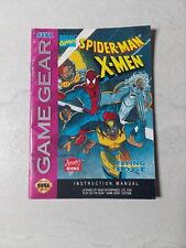 Spiderman X-Men Arcade's Revenge- Manual Only!  (Sega Game Gear )