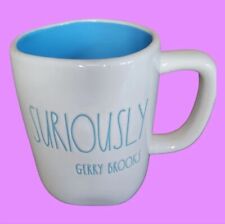 NEW Rae Dunn SURIOUSLY GERRY BROOKS Blue Inside Coffee Mug