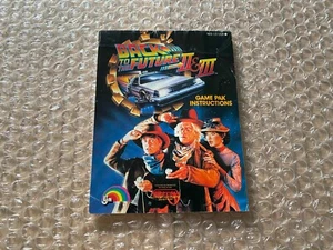 Zurück in die Zukunft Teil II & III (Nintendo NES, 1990) - NUR ANLEITUNG *AUTHENTISCH - Bild 1 von 2