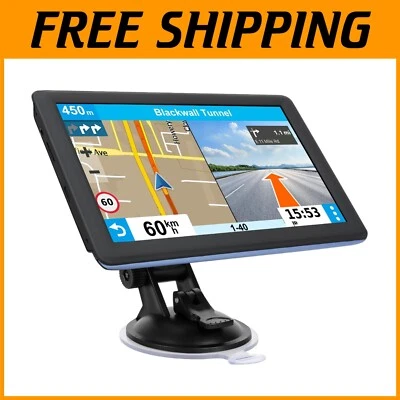 Advanced 7" Car GPS Navigator with Live Traffic Alerts & Lifetime Map Updates - Image 1 of 4
