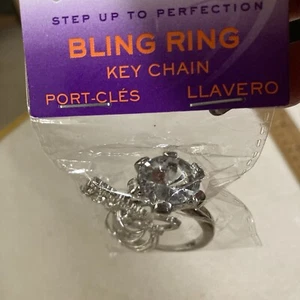 Diamantring Schlüsselanhänger (Kunstdiamant) - Bild 1 von 10