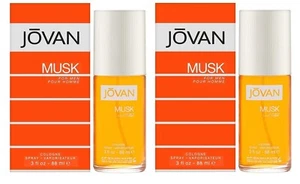 *PACK OF 2* JOVAN MUSK by Coty for Men 3.0 oz 88 ml Cologne EDC Spray NEW IN BOX - Picture 1 of 1