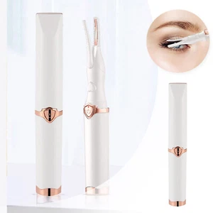 Electric Heated Eyelash Curler USB Rechargeable Makeup Curling Tool Long Lasting - Picture 1 of 10