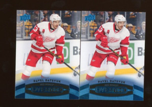 2015-16 Upper Deck Overtime Blue #34 Pavel Datsyuk Lot (2)    *7357