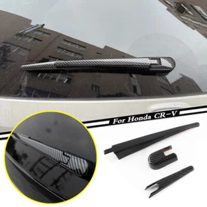 Para 2023 Honda CR-V CRV ABS fibra de carbono ventana trasera coche tiras de borde - Imagen 1 de 8