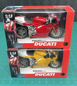 1:12 Newray Ducati 998s Set (red & yellow) - Picture 1 of 4