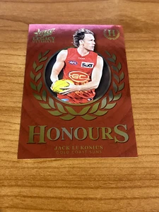 2024 AFL Select Legacy Ultimate Honours JACK LUKOSIUS Gold Coast # 143/255 - Bild 1 von 1