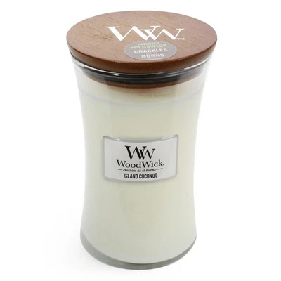 WoodWick ISLAND COCONUT Large Candle - Image 1 of 4