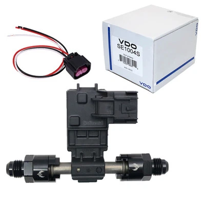 GENUINE Continental/ VDO GM Flex Fuel Sensor +6AN Fittings +Pigtail 13577429 - Image 1 of 3