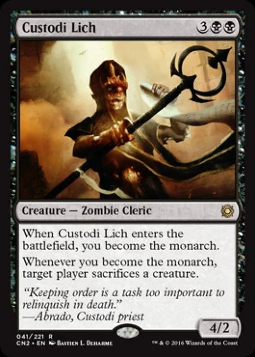 Custodi Lich - Medium Play MTG Conspiracy: Take the Crown - Image 1 of 1
