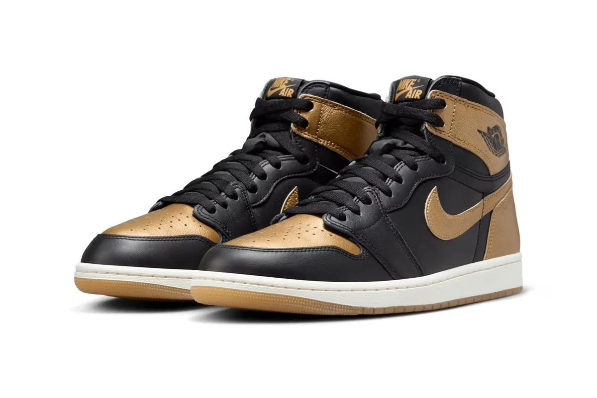 Preços baixos em Jordan 1 Retro Black Gold | eBay