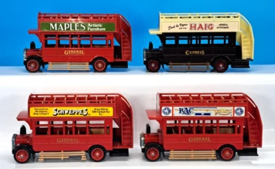Matchbox Modelos De Modelos De Antaño Y23 - 1922 AEC 'S' Tipo Bus x 4 Foto 1 de 4
