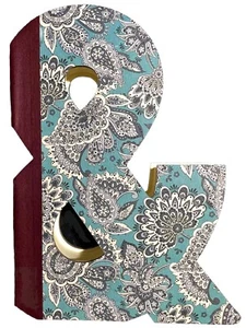 Ampersand-Shaped Notebook By The Brand IF Alphabooks Blank Pages Journaling NEW - Picture 1 of 1
