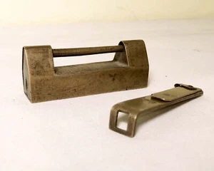Antique Chinese Copper Lock (3457) - Picture 1 of 7