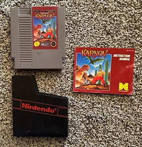 Karnov (Nintendo NES, 1988) W / Manual and Nintendo Case - Picture 1 of 7
