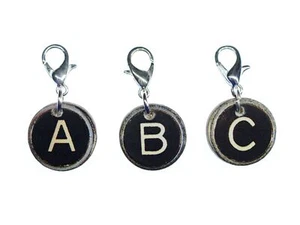 LETRA DE DESEO Dije Letras Colgante Miniblings ABC Máquina de escribir Madera - Imagen 1 de 4
