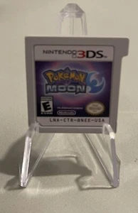 Nintendo 3DS - Pokemon: Moon - 100% Tested & Working + FREE Booster Packs - Picture 1 of 3