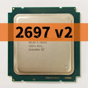 Intel Xeon E5-2697v2 2.7GHz 12 Core 30M LGA2011 130W SR19H CPU Processor - Picture 1 of 3