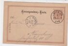 Österreich 1895 Wien Stornierung nach Hamburg Briefmarkenkarte Ref. R 19554